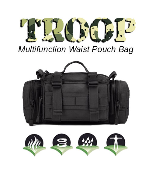 Troop Outdoor Multifunctional Tactical Waist / Sling Pouch Bag